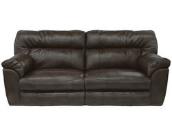 Nolan 90&quot; Dual Reclining Sofa (Extra Wide Seats) - Faux Leather