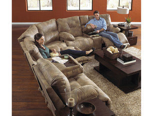 Voyager LayFlat Reclining Sectional - 3 Colors Available