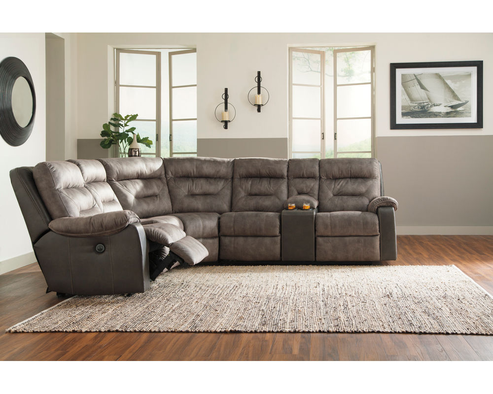 Hacklesbury 55502 Power Reclining Sectional | Sofas and Sectionals