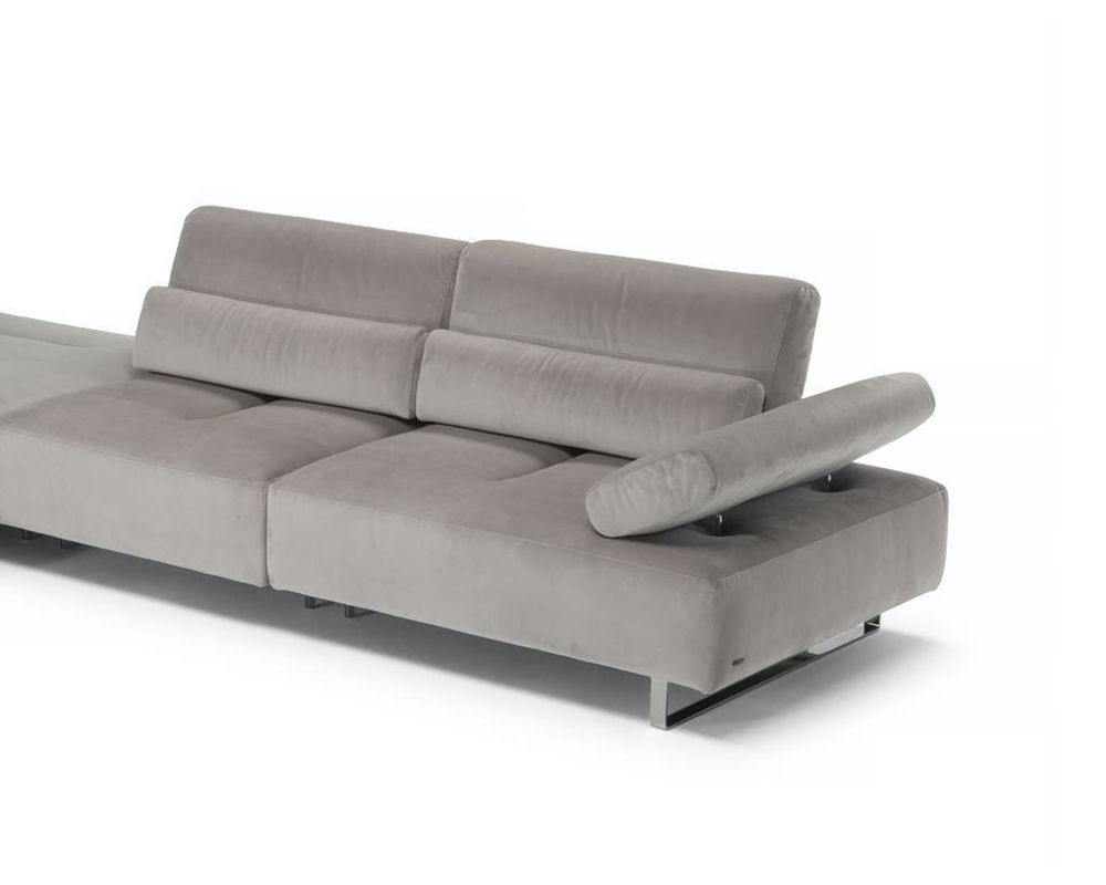 Ernesto B726 Fabric Sectional (Adjustable Seat Depth) | Sofas and