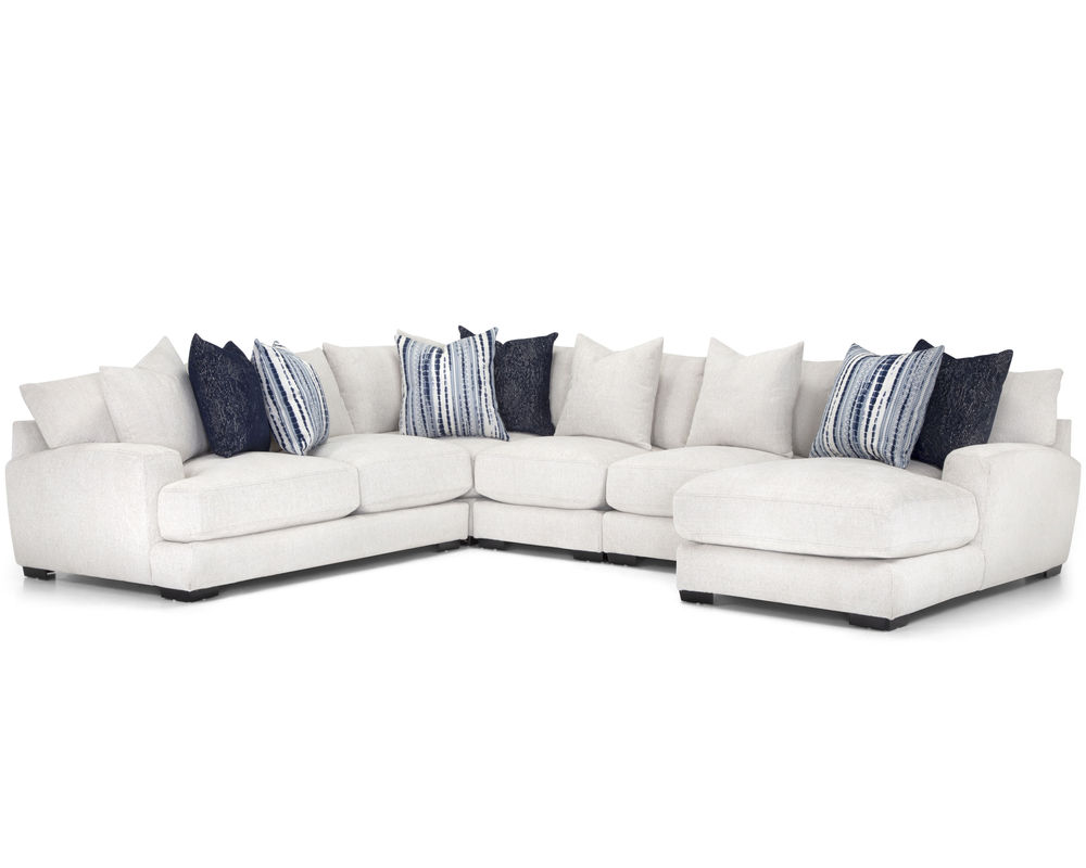 Hollyn 903 Stationary Sectional (Features Wireless Phone Charging