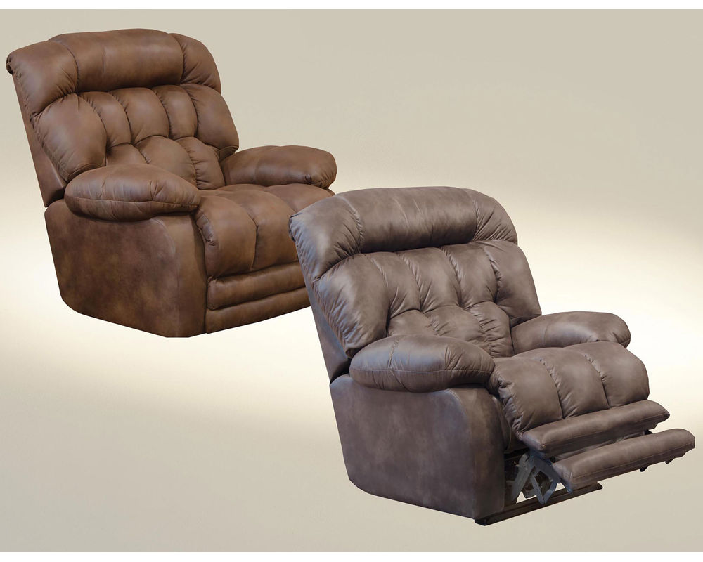 Horton Lay Flat Recliner w/Extended Ottoman (Choice of Colors