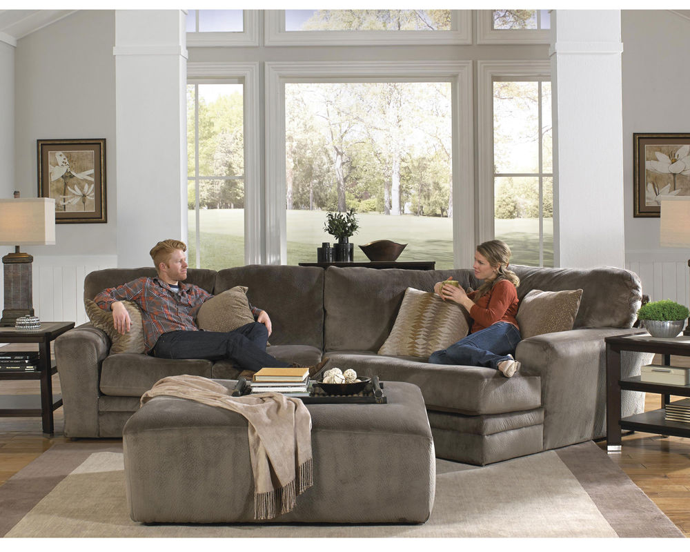 Everest 4377 Stationary Sectional (Choice of Colors) | Sofas and