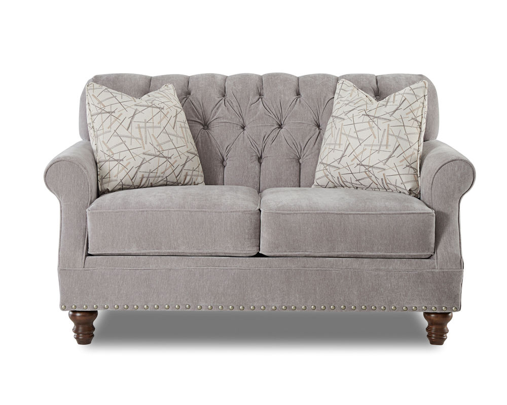 Burbank Button Tufted Nailhead Sofa - Thumbnail 4