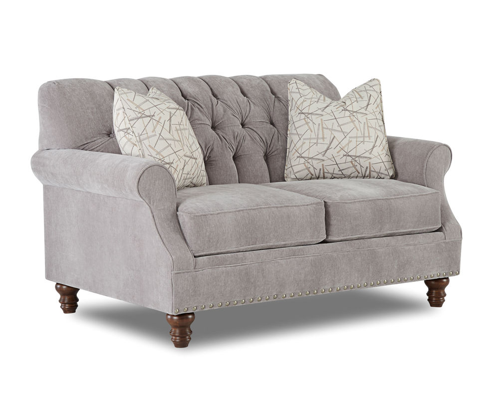 Burbank Button Tufted Nailhead Sofa - Thumbnail 3