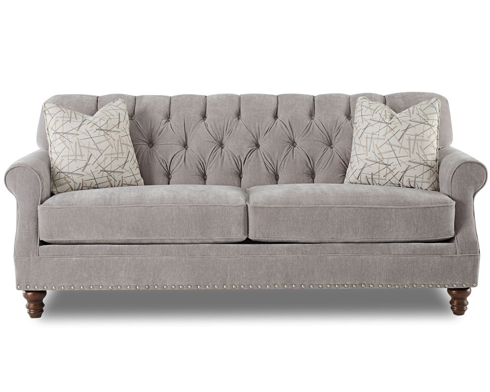 Burbank Button Tufted Nailhead Sofa - Thumbnail 5