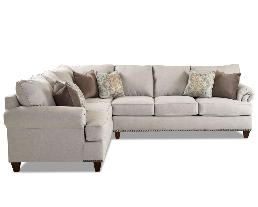 Alexa Stationary Nail Head Sectional - Thumbnail 4