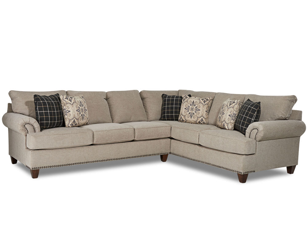 Alexa Stationary Nail Head Sectional - Thumbnail 5