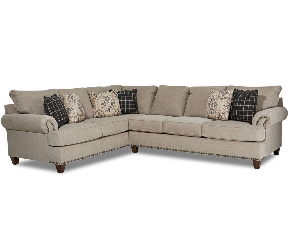 Alexa Stationary Nail Head Sectional - Thumbnail 2