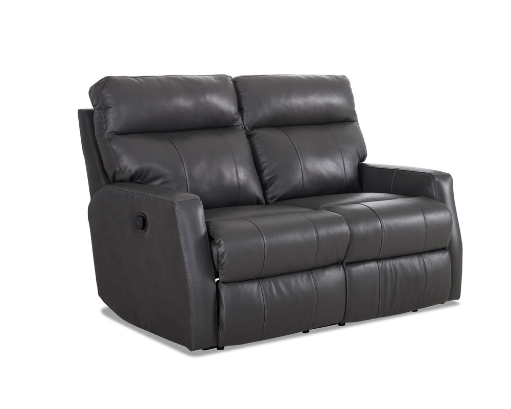 Daphne Leather Dual Reclining Sofa - Thumbnail 2