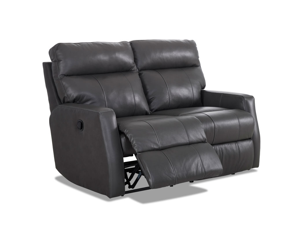 Daphne Leather Dual Reclining Sofa - Thumbnail 3