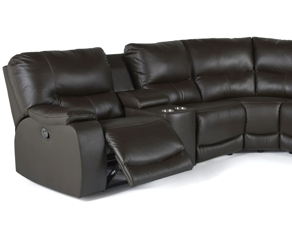 Norwood 41031 Leather Reclining Sectional