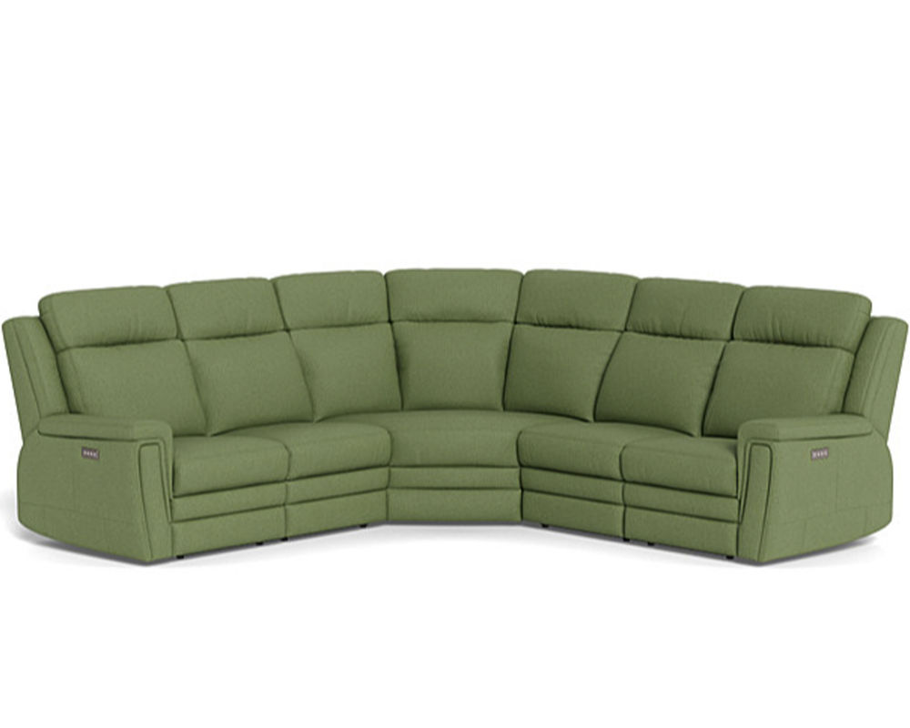 Asher 41065 Power Headrest Power Reclining Sectional (+50 fabrics