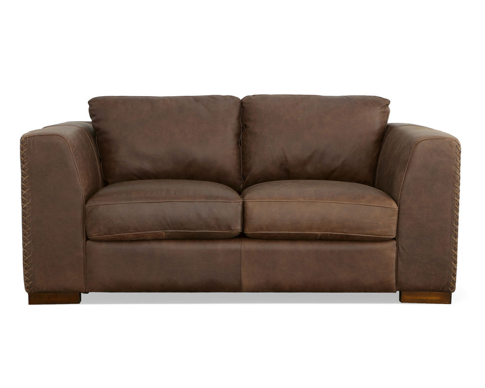 Hawkins 1347 Leather Loveseat (Dark brown) | Sofas and Sectionals