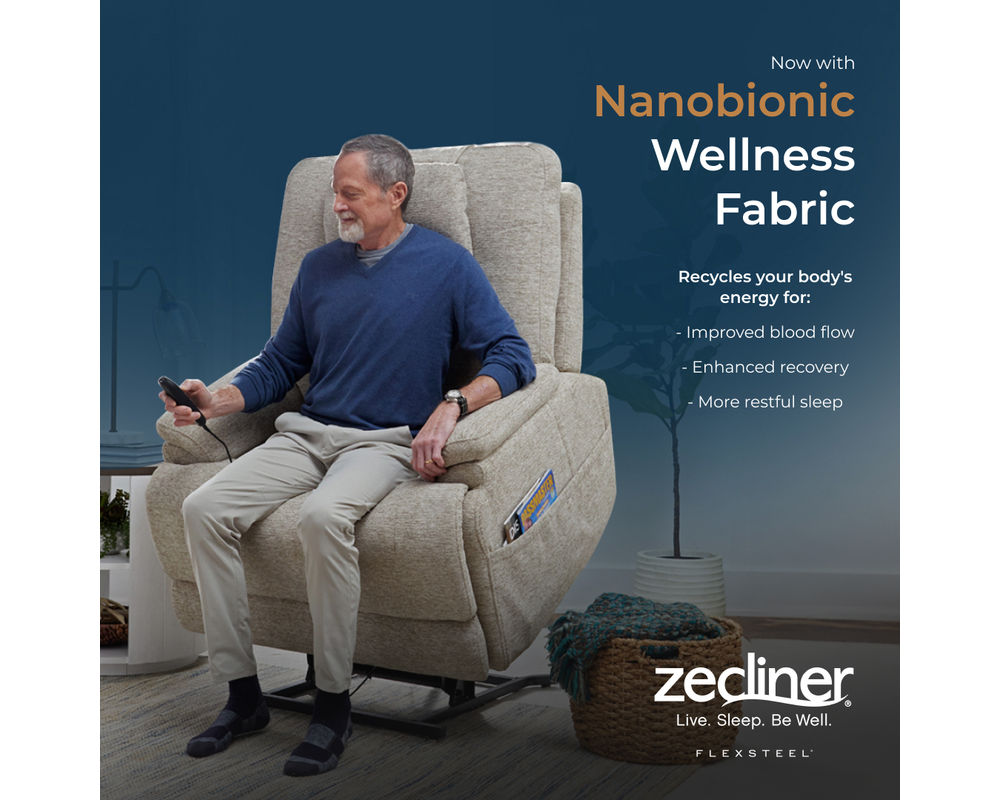Zecliner 1092 Triple Power Sleep Recliner (6' 0