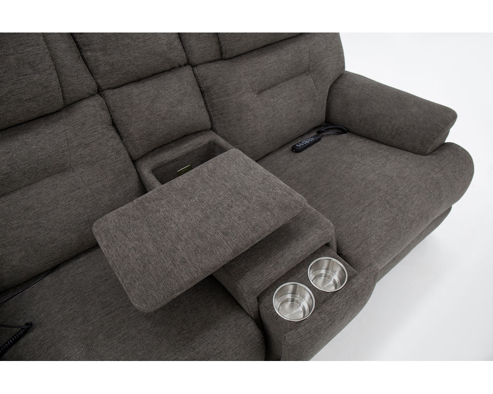 Zofa Zecliner Power Sleep Modular Sectional with Power Headrest