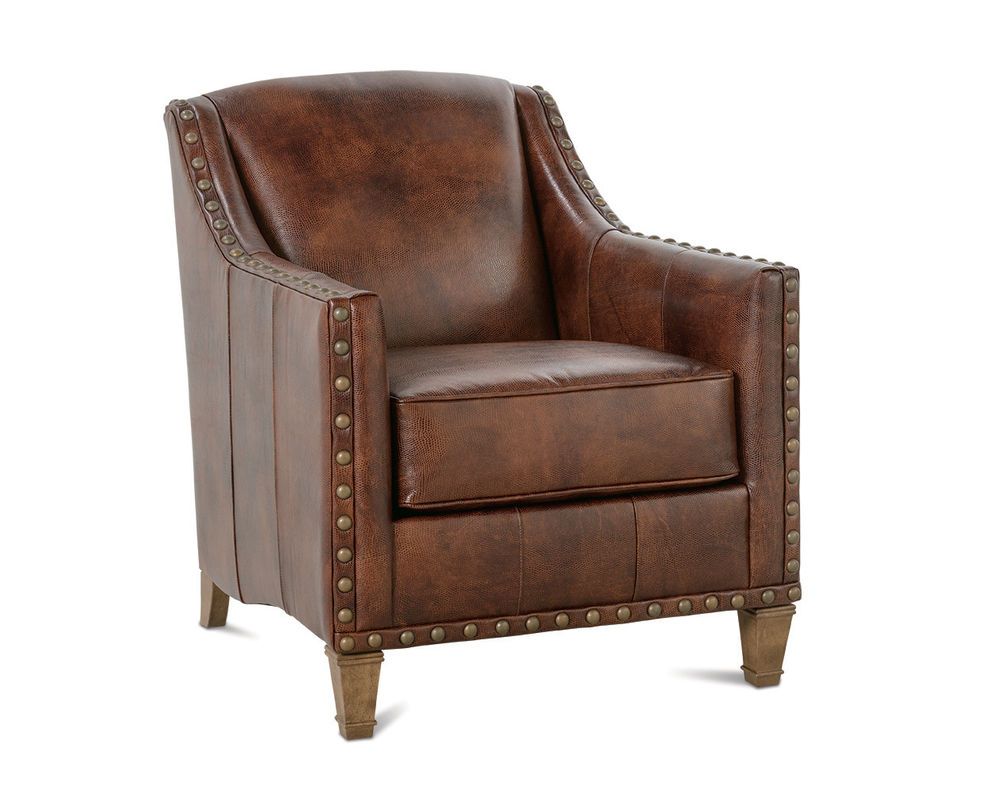 Rockford K581L Leather Chair and Ottoman | Sofas and Sectionals