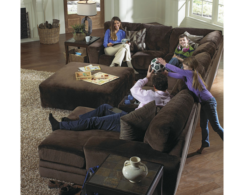 Everest 4377 Stationary Sectional (Choice of Colors) | Sofas and