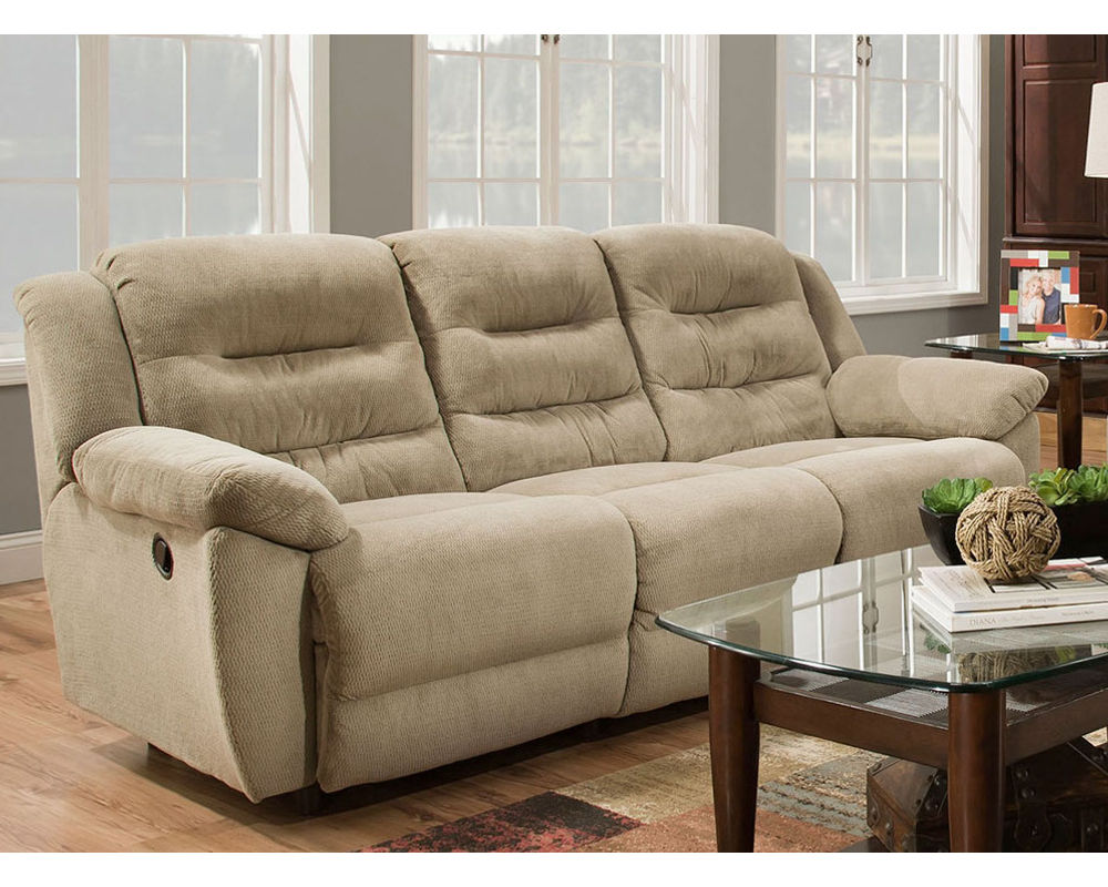 Carver 706 Power Headrest Power Reclining Sofa