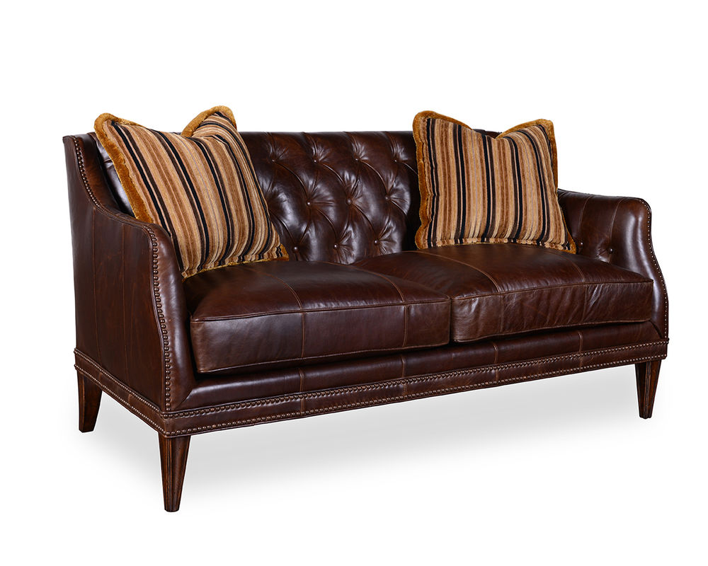 Kennedy Walnut Chesterfield Sofa - Thumbnail 4