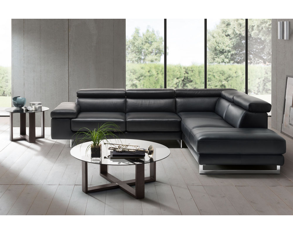 Saggezza B619 Leather Sectional - Thumbnail 3