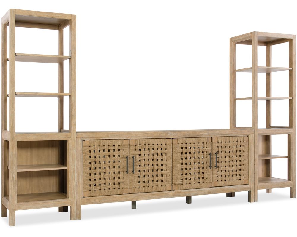 Wabi Sabi 76in Woven Door Entertainment Console | Sofas and Sectionals
