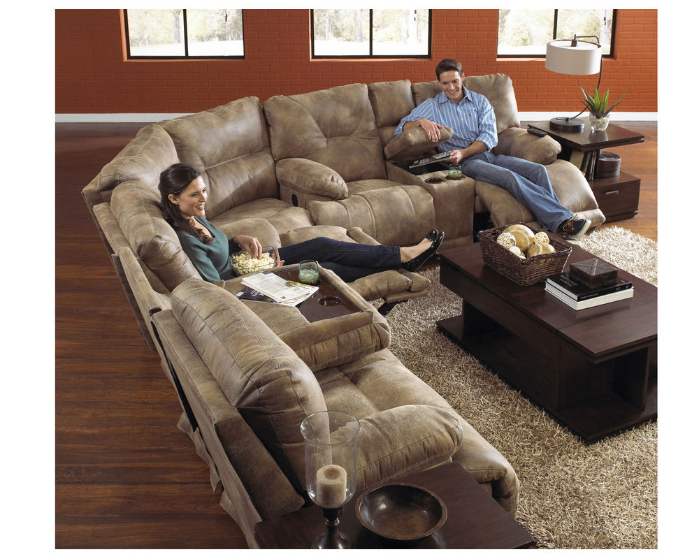 Voyager LayFlat Reclining Sectional - 3 Colors Available | Sofas