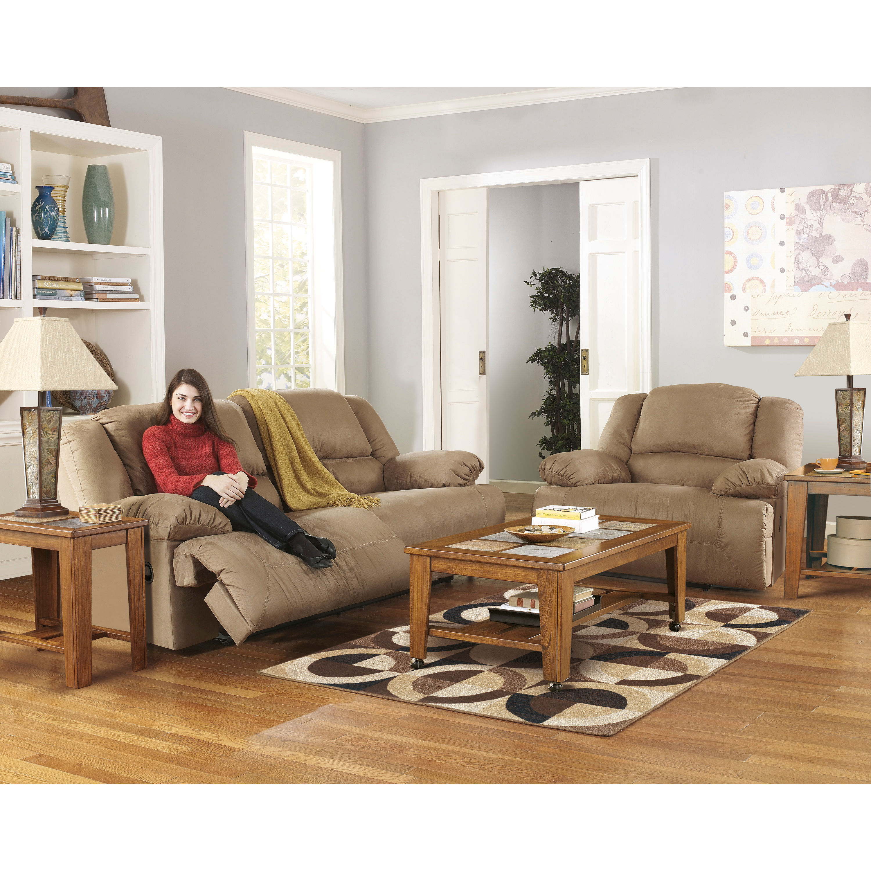 Ashley Hogan Reclining Sofa - Thumbnail 4