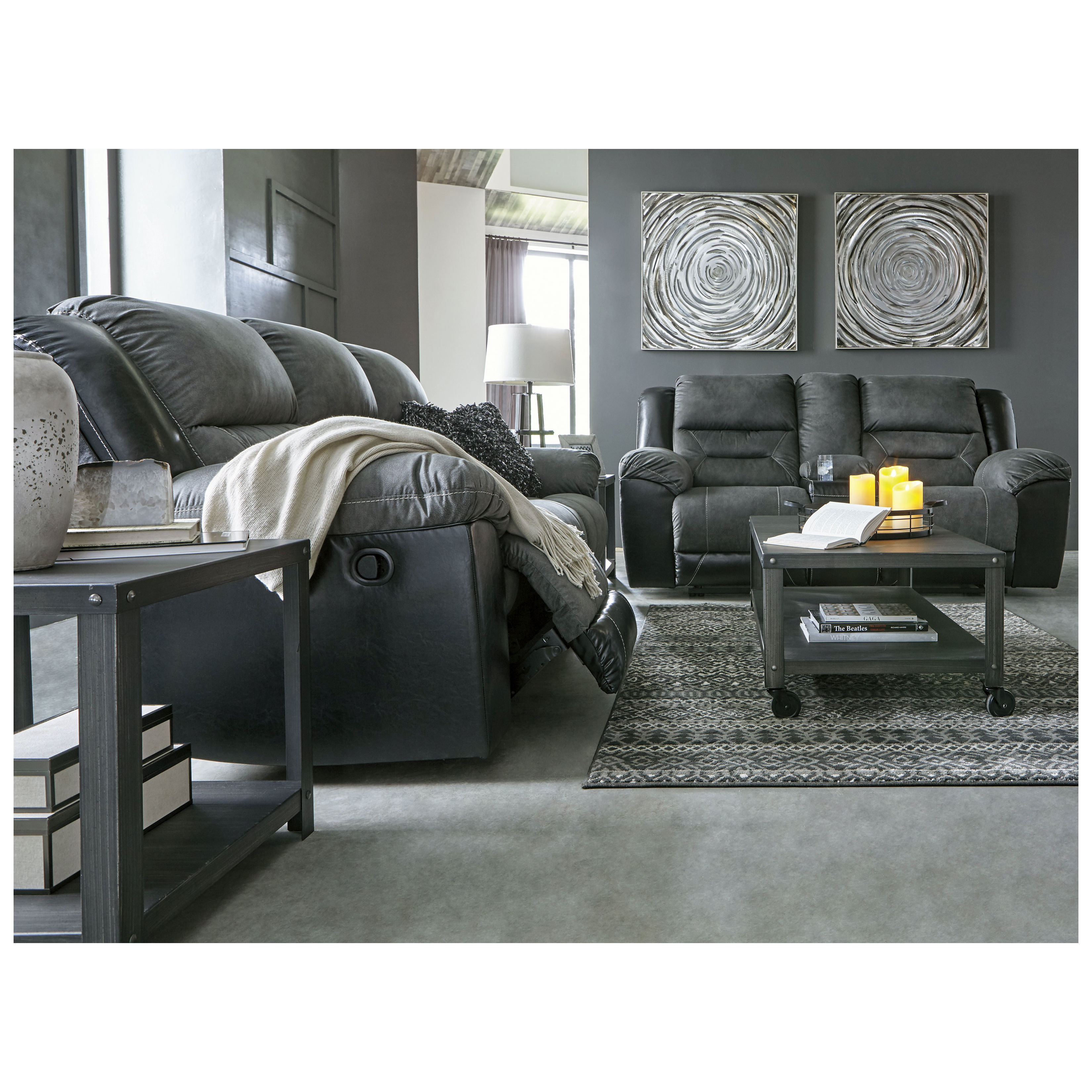 Ashley Earhart Reclining Sofa - Thumbnail 3