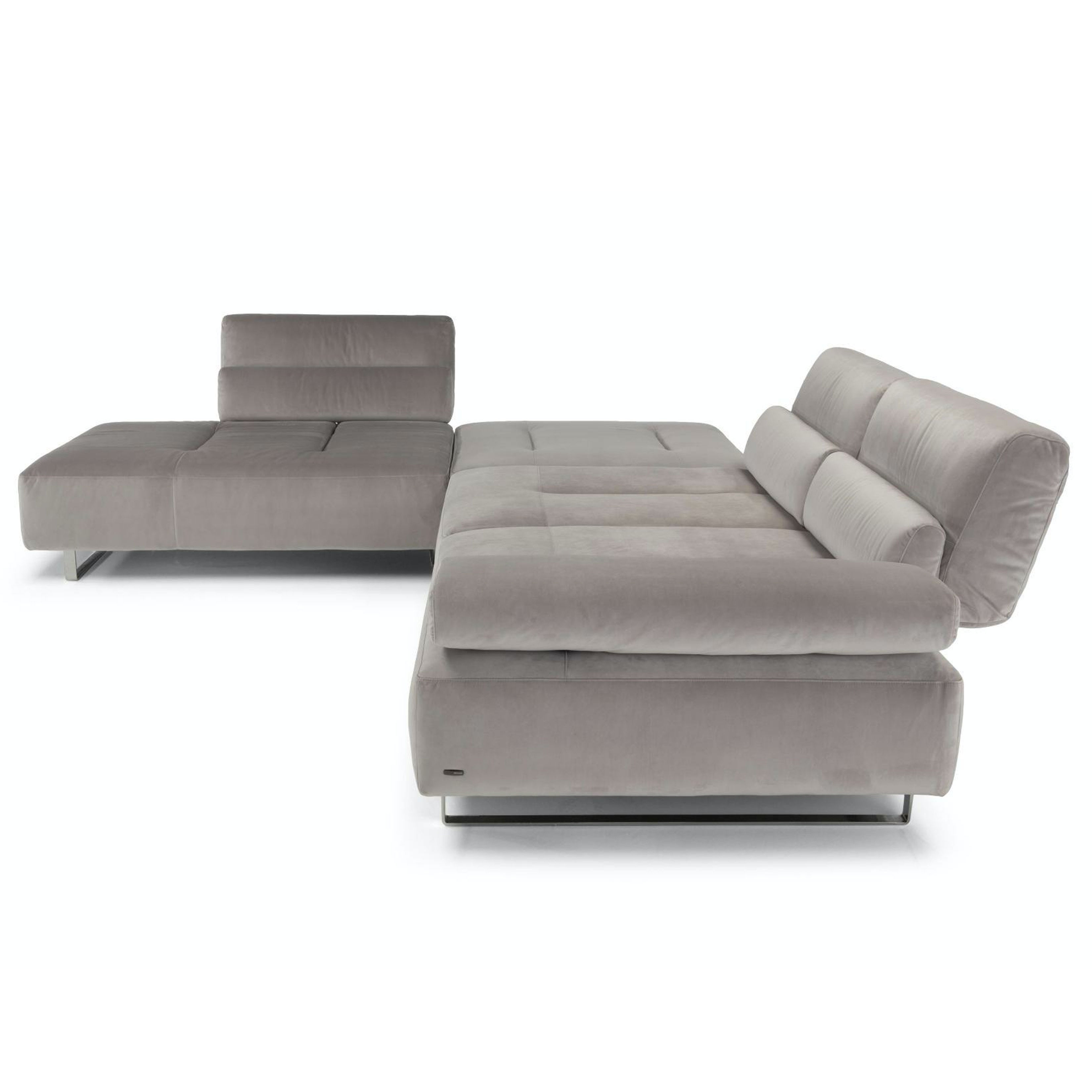 Ernesto B726 Fabric Sectional (Adjustable Seat Depth) | Sofas and