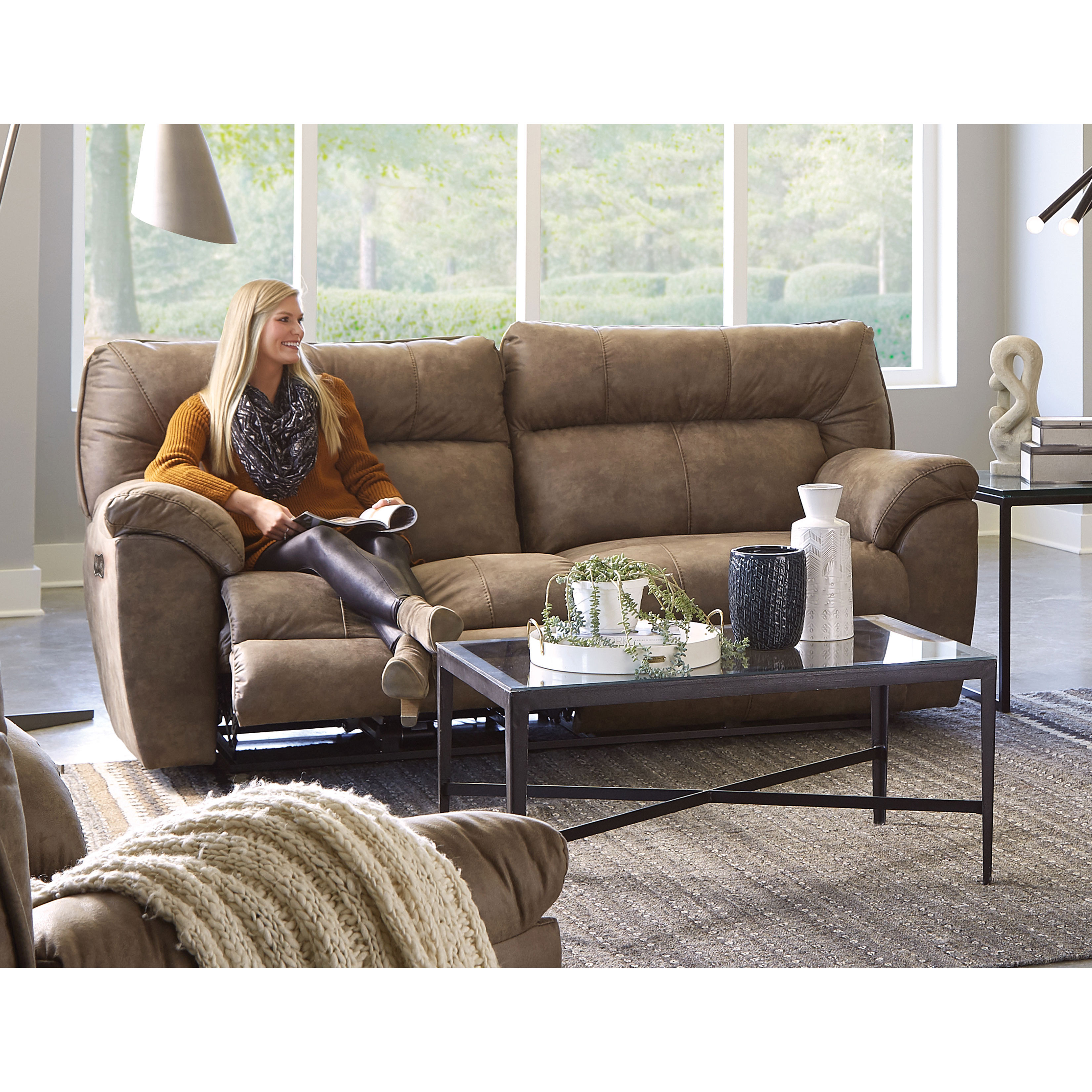 Catnapper Hollins Reclining Sofa - Thumbnail 4