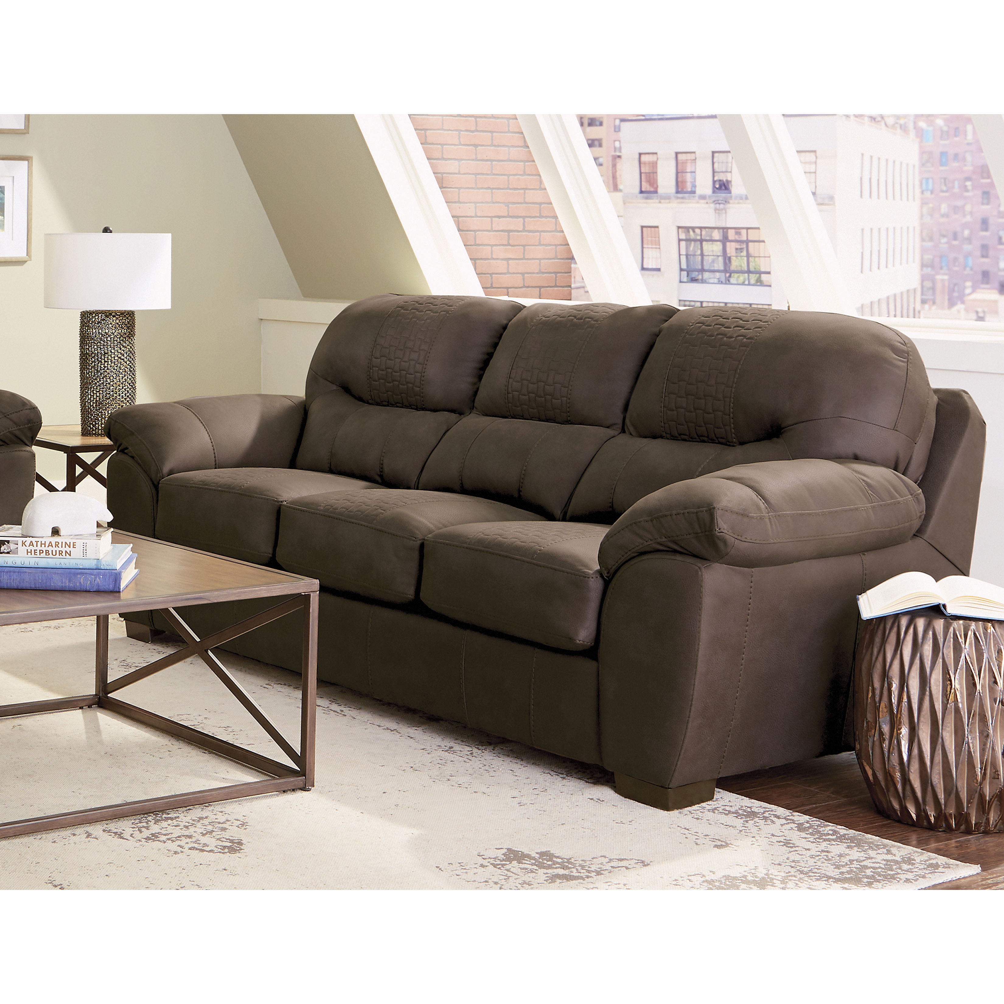 Legend Stationary Fabric Sofa (96
