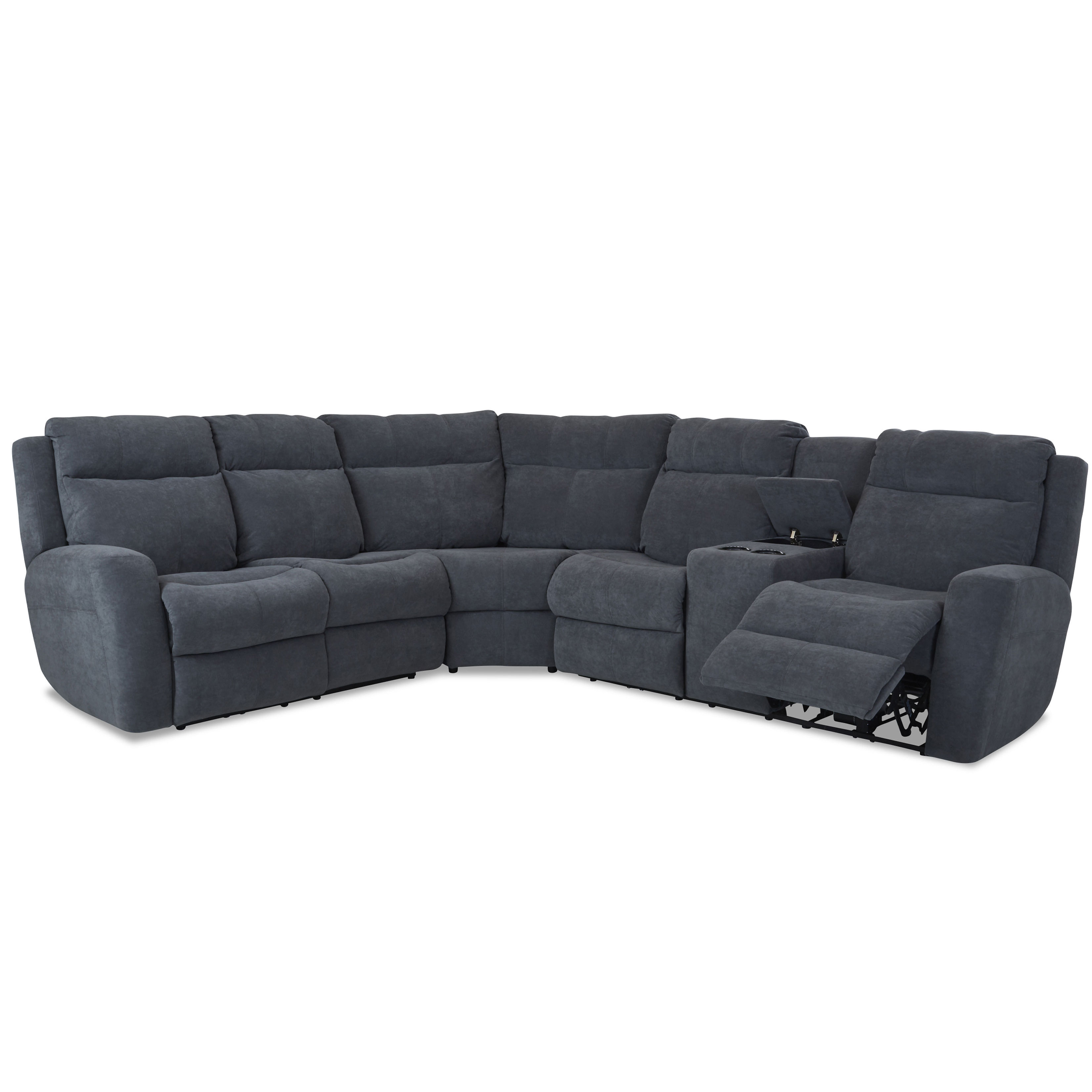 Klaussner Brooks Power Reclining Sectional - Thumbnail 4