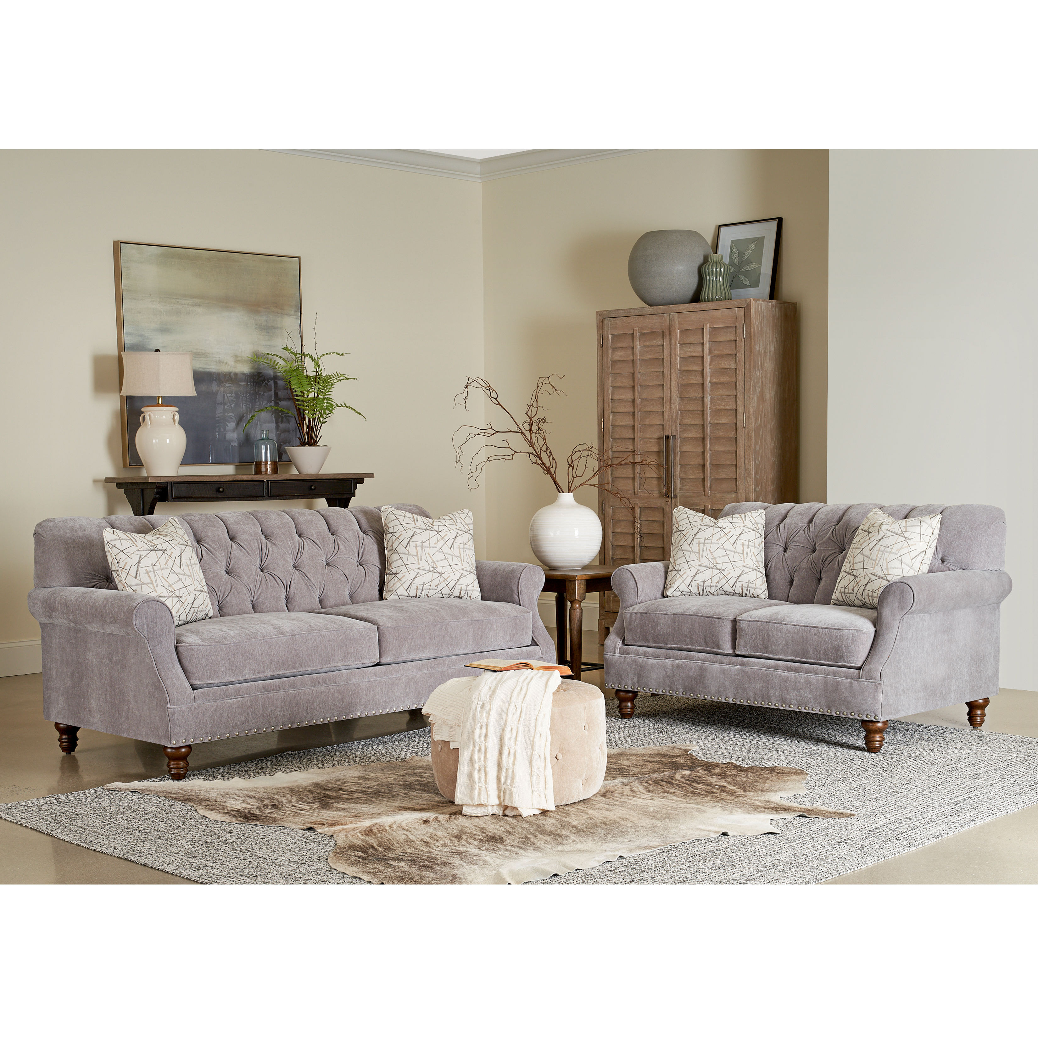 Klaussner Burbank Loveseat - Thumbnail 4