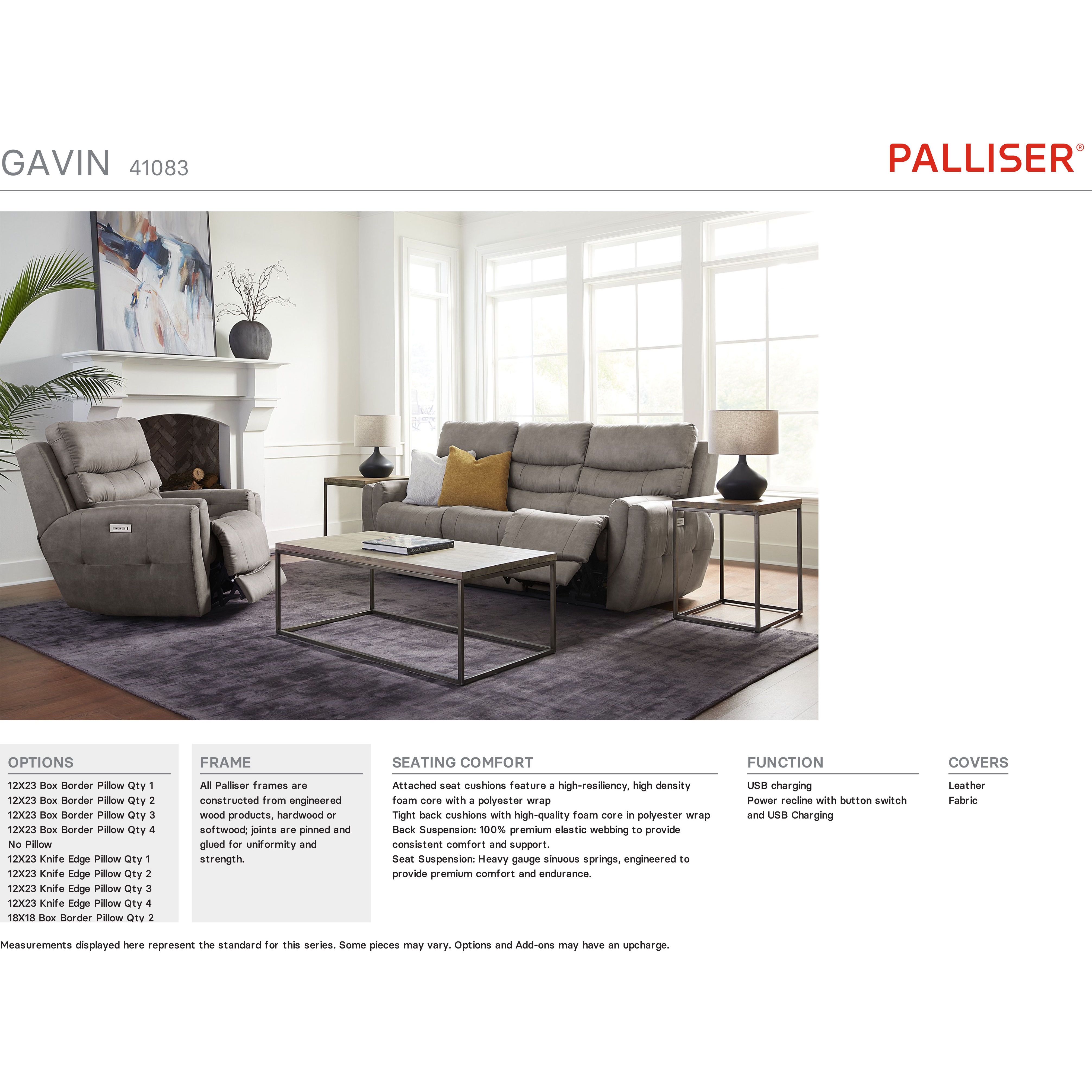 Palliser Gavin Sectional