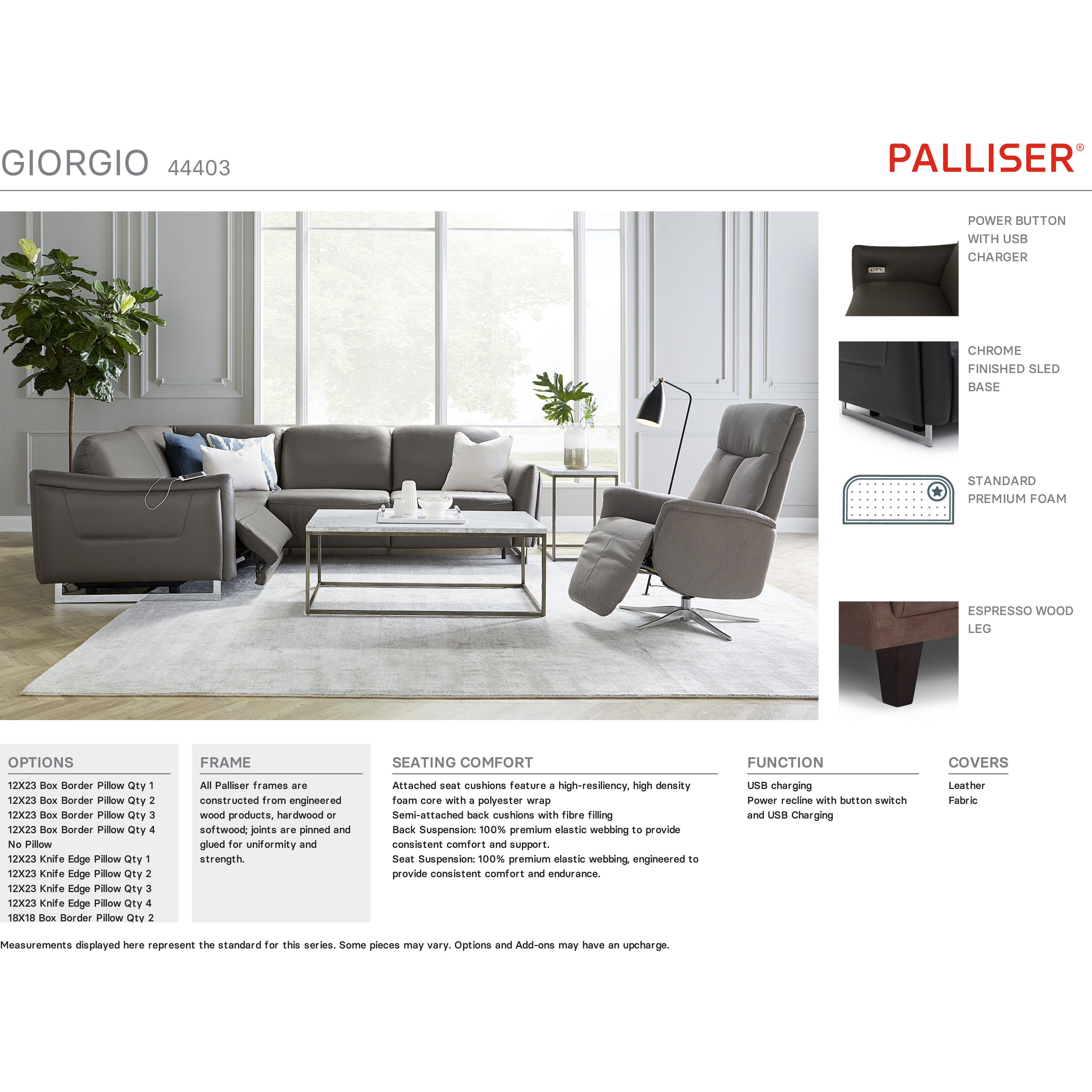Palliser Giorgio Cloud Z Sleeper - Thumbnail 4