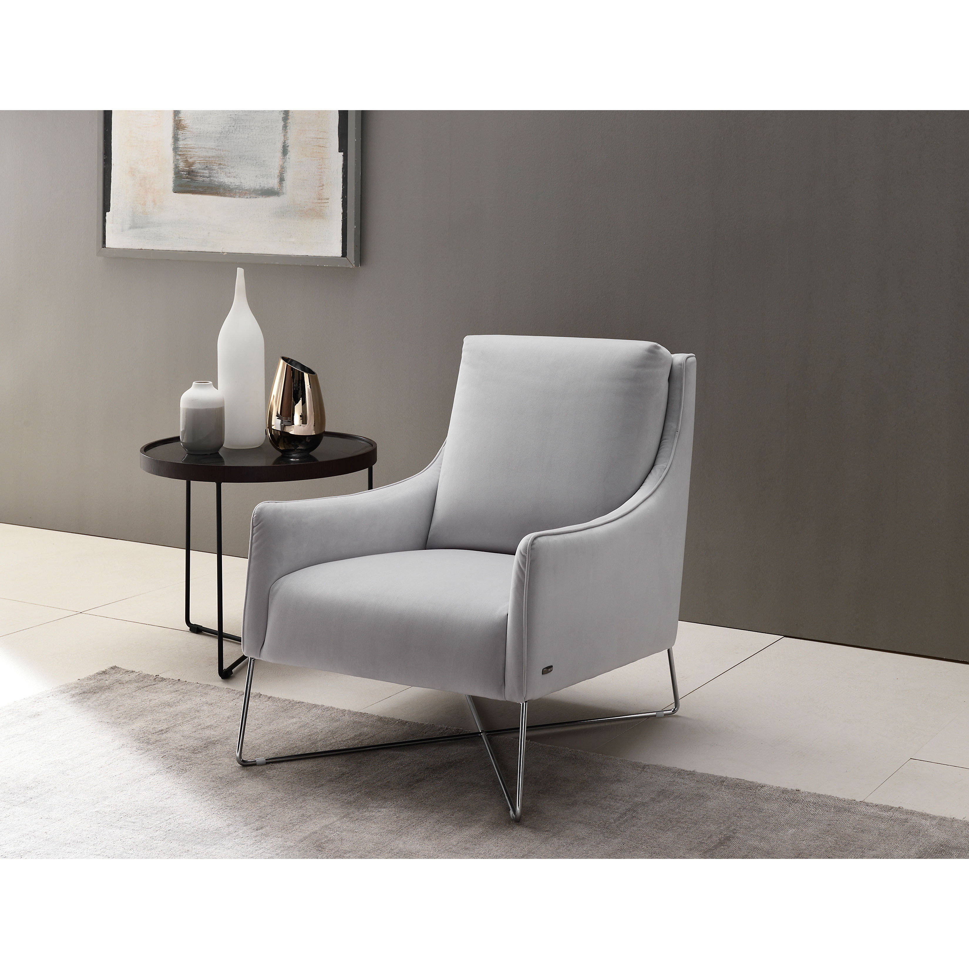 Regina B903 Stationary Arm Chair (+40 fabrics) | Sofas and Sectionals