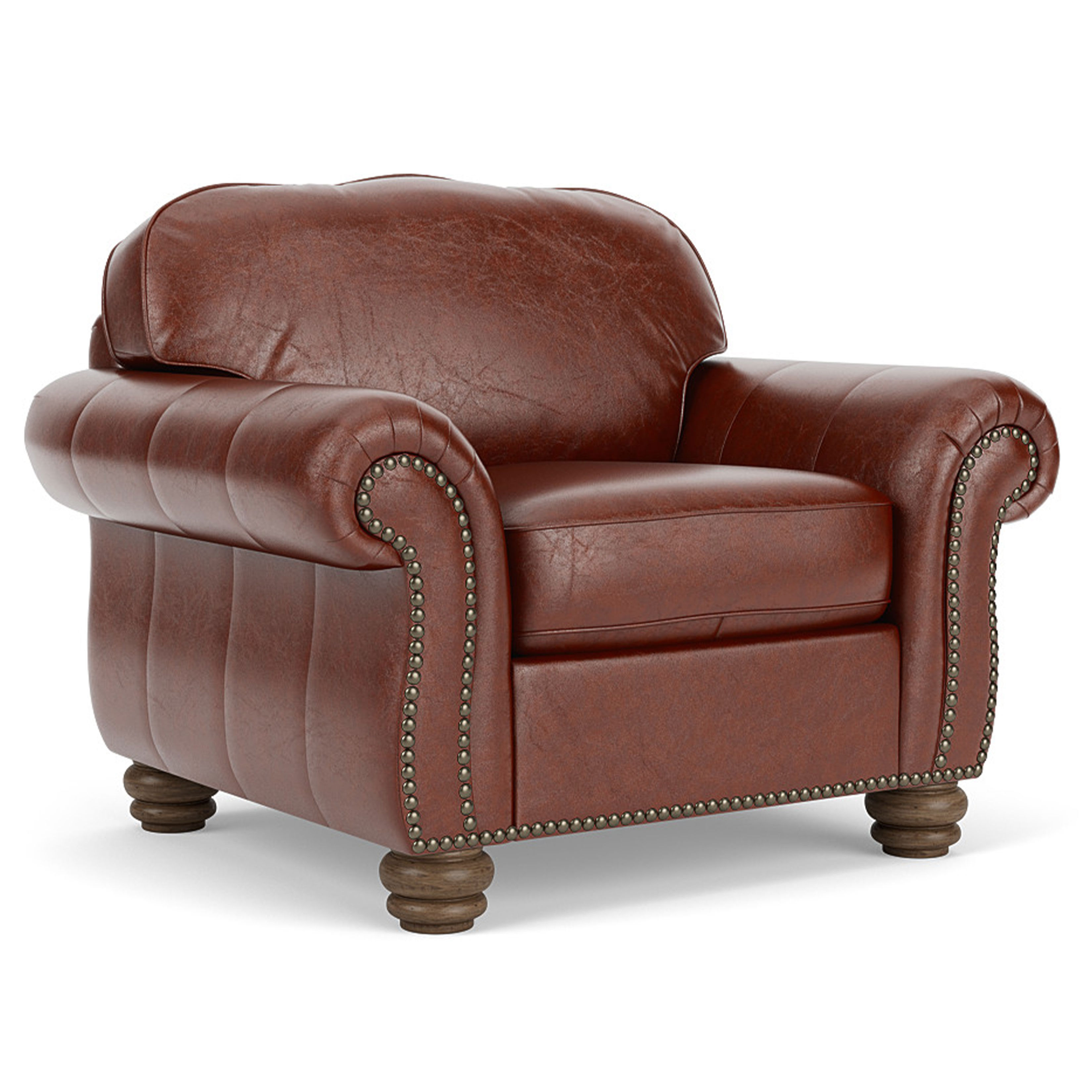 Bexley 3646 Leather Nailhead Sofa (+50 leathers) 91