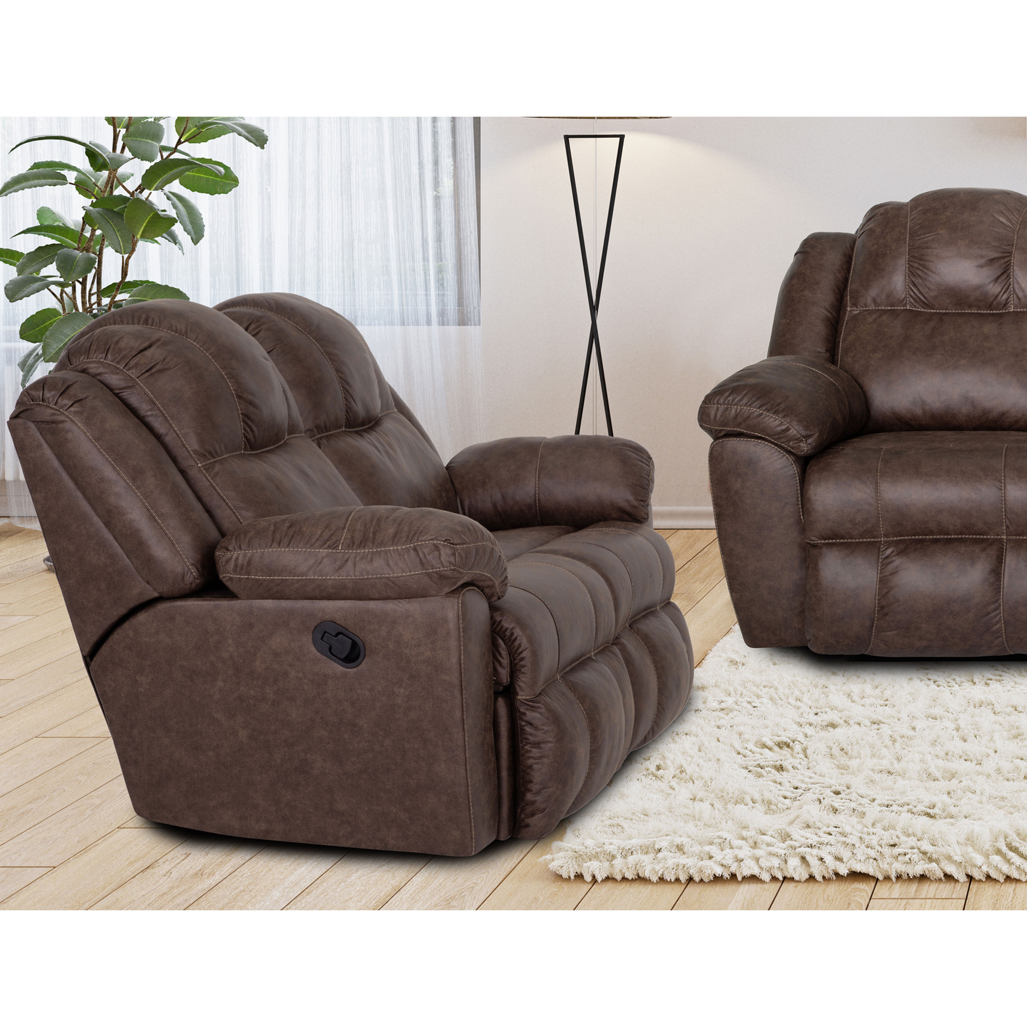 Franklin Sports Castello Reclining Sofa - Thumbnail 4