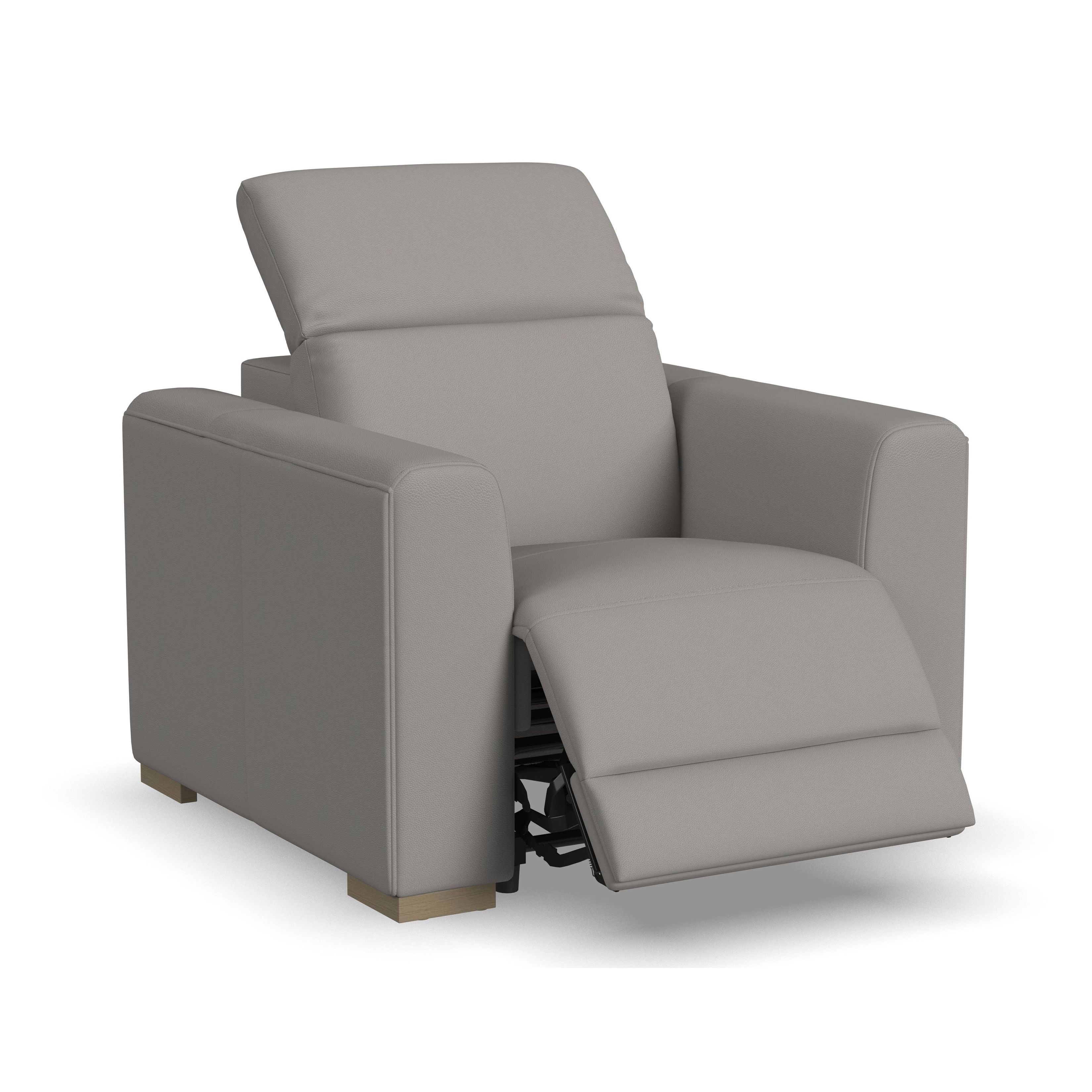 Aurora Leather Power Headrest Power Reclining Sectional (+2 colors