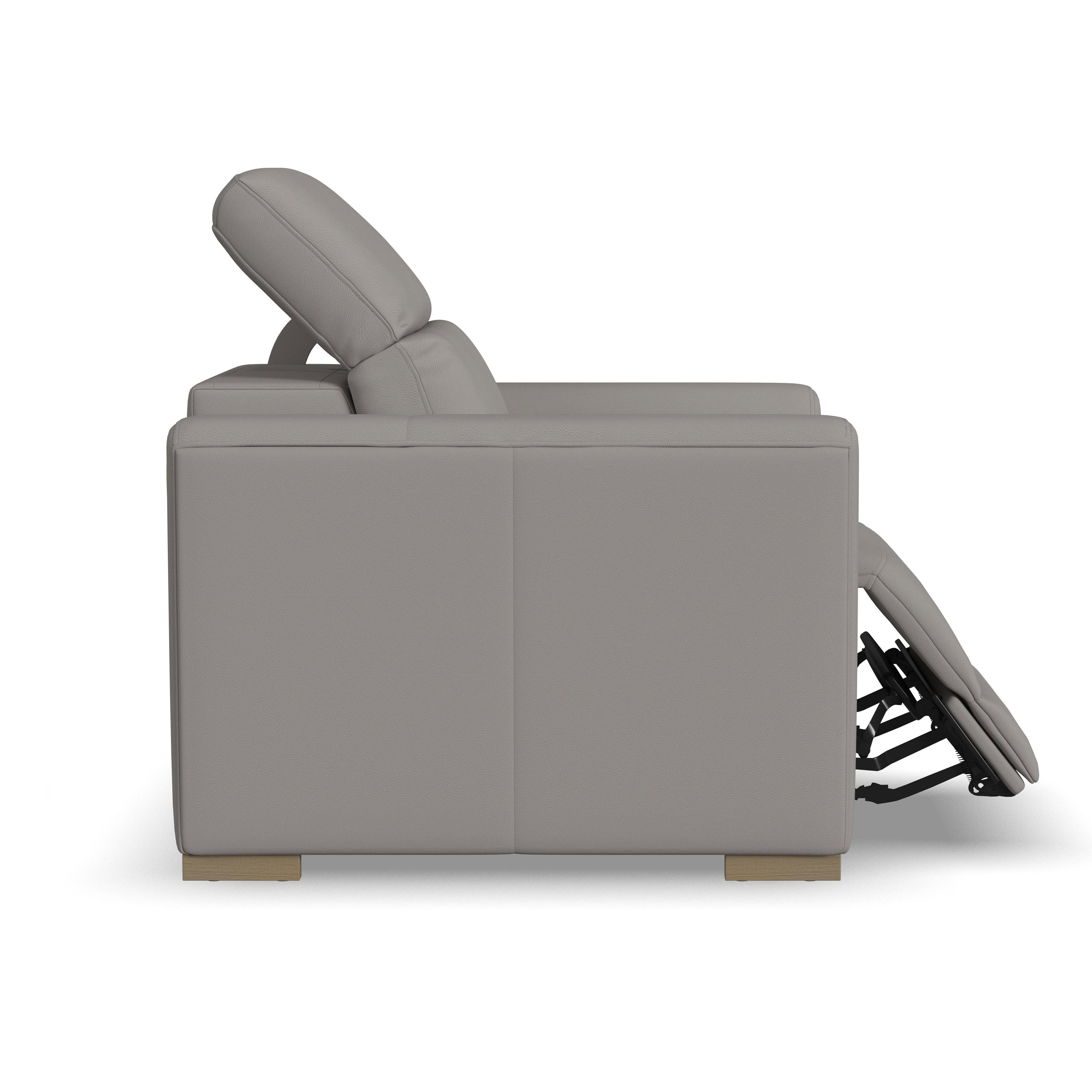 Aurora Leather Power Headrest Power Reclining Sectional (+2 colors