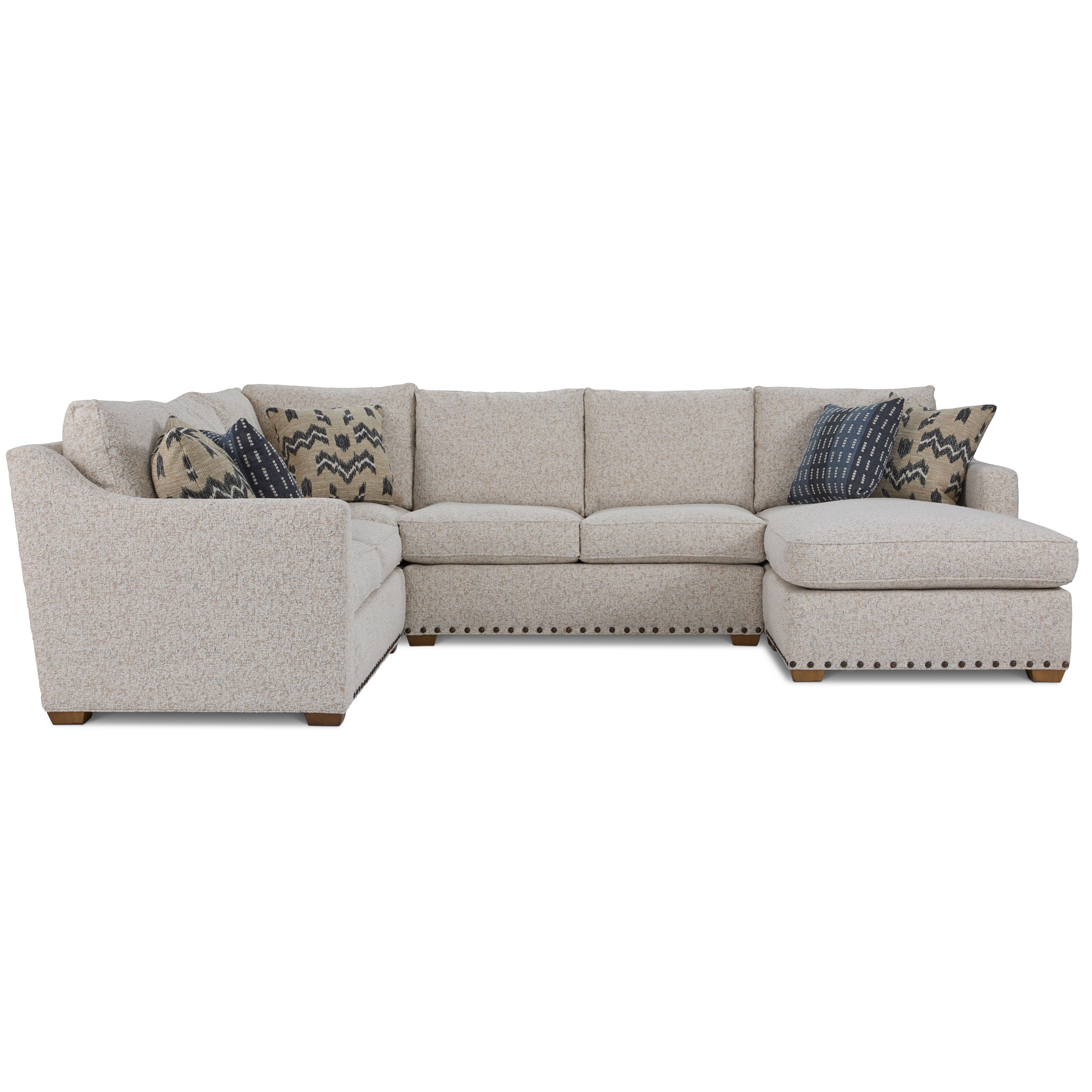 Milo 7050 Stationary Sectional (+100 fabrics) | Sofas and Sectionals