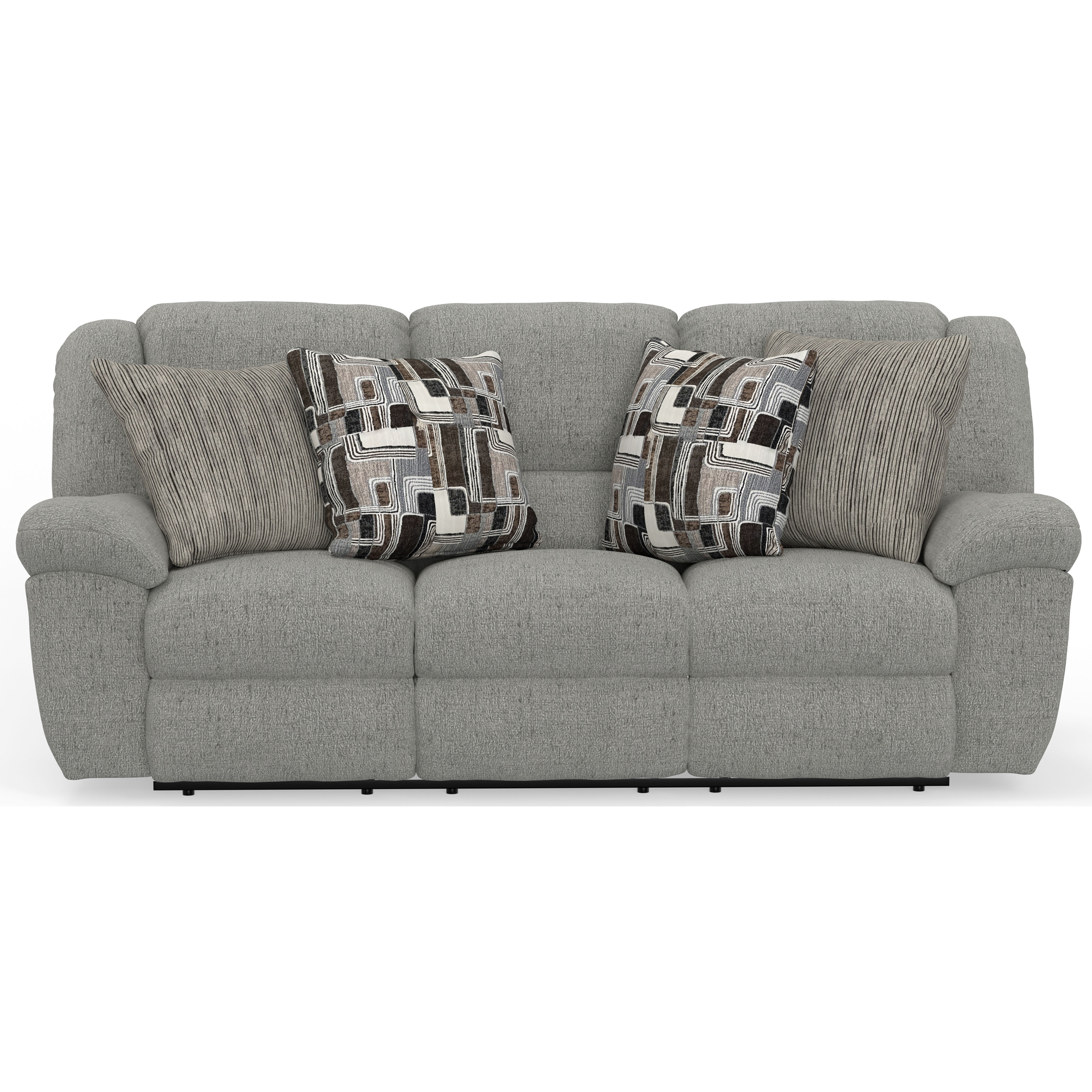 Trifecta 165 Triple Reclining Sofa with Drop Down Table (2 colors