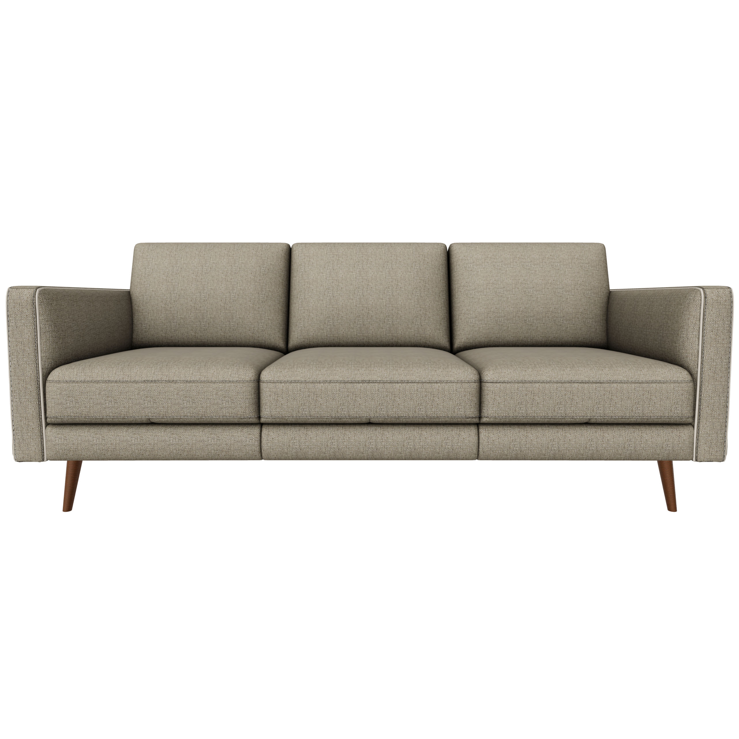 [3セットアップ] DSxBS BROWN LEATHER 3PEACE Natuzzi Editions C092 Destrezza Leather Sectional Sofa - Leather