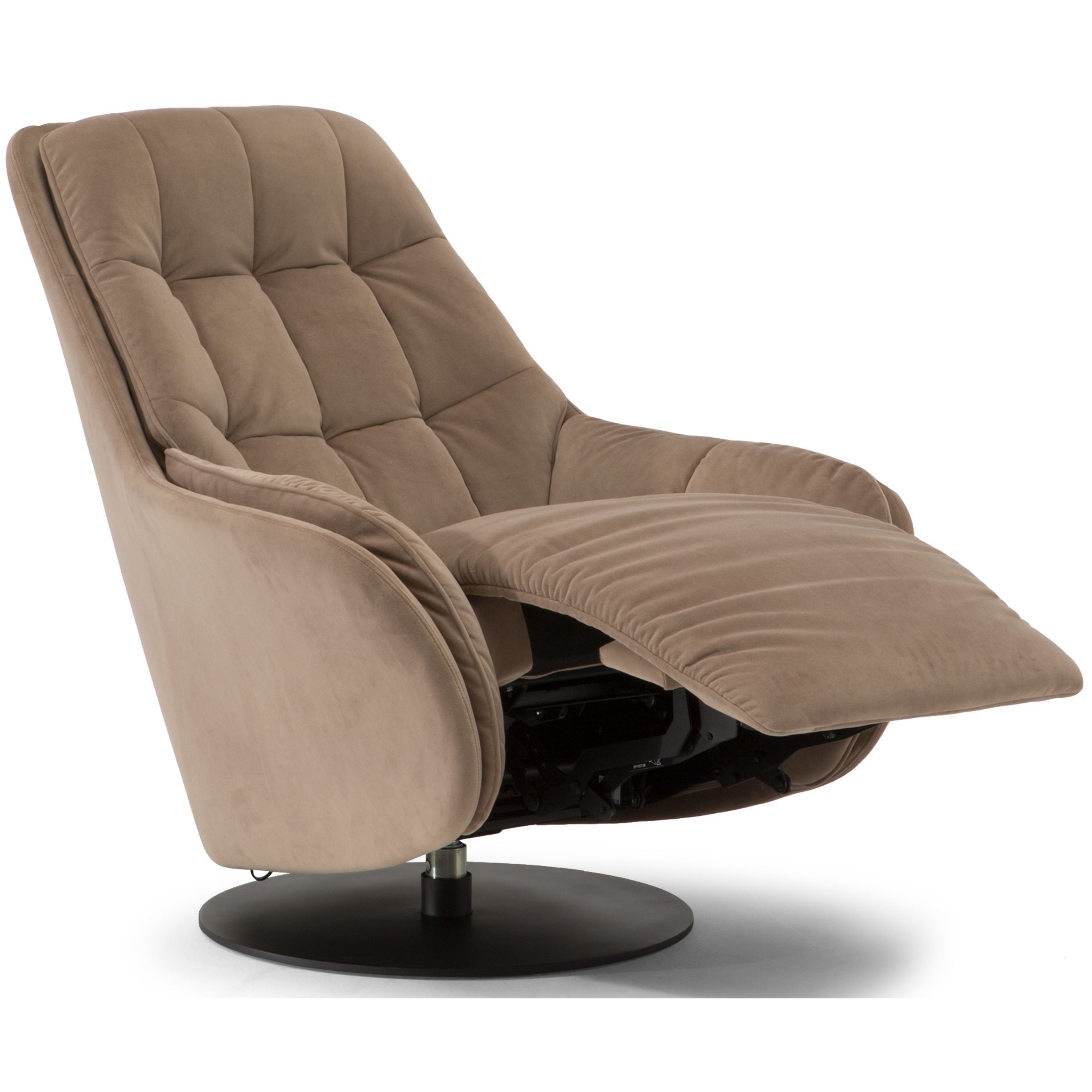 Natuzzi Editions Levante Swivel Recliner - Thumbnail 4