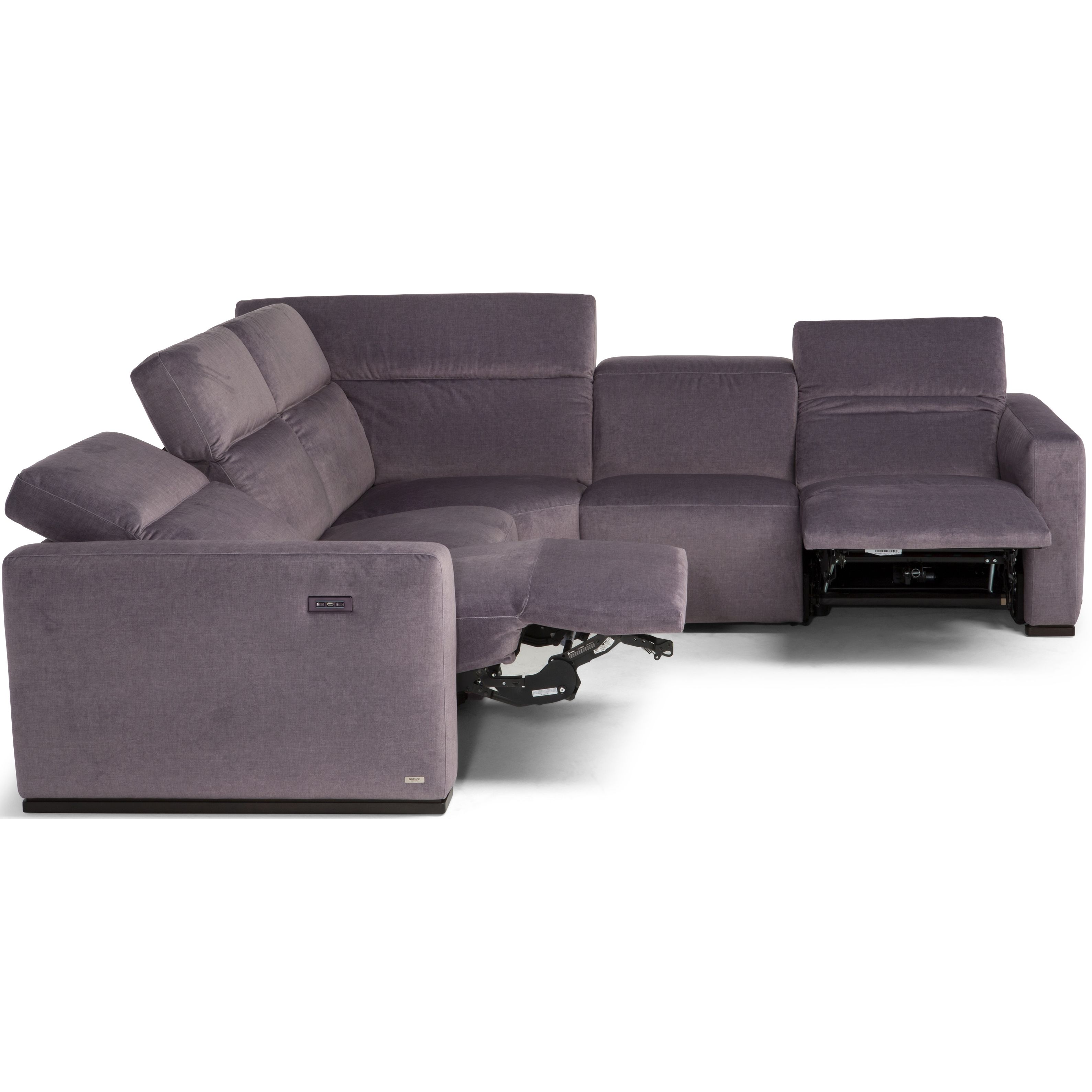 Baltimora C260 Power Headrest Power Reclining Sectional (+40