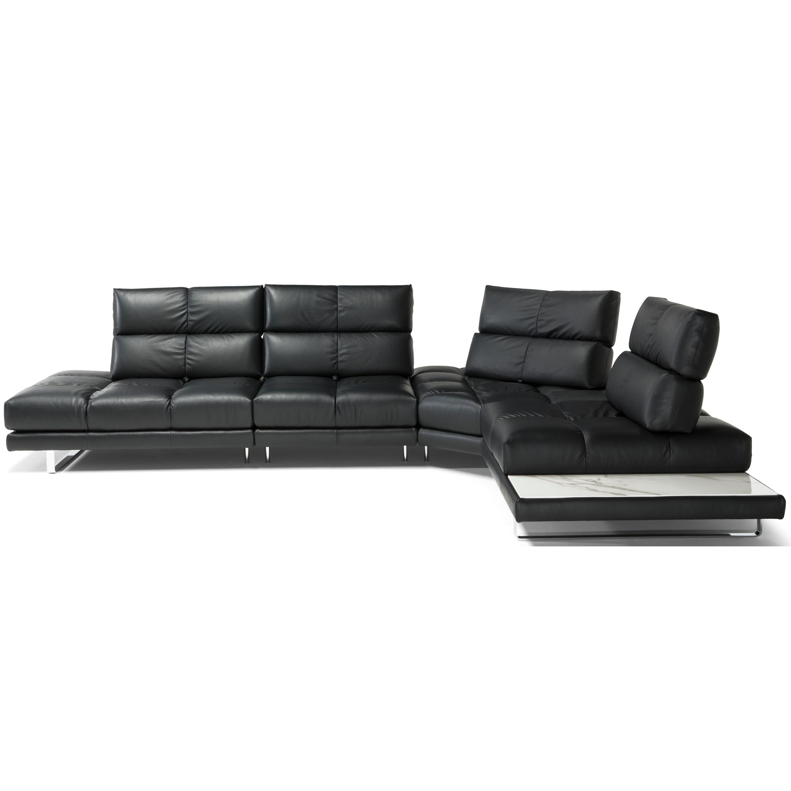 Roma X257 Sectional - adjustable seat depth (+50 leathers) | Sofas