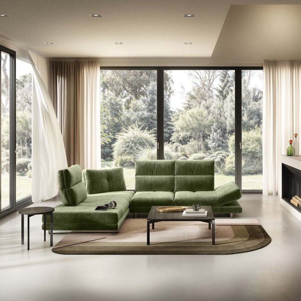 Roma X257 Sectional - adjustable seat depth (+50 leathers) | Sofas