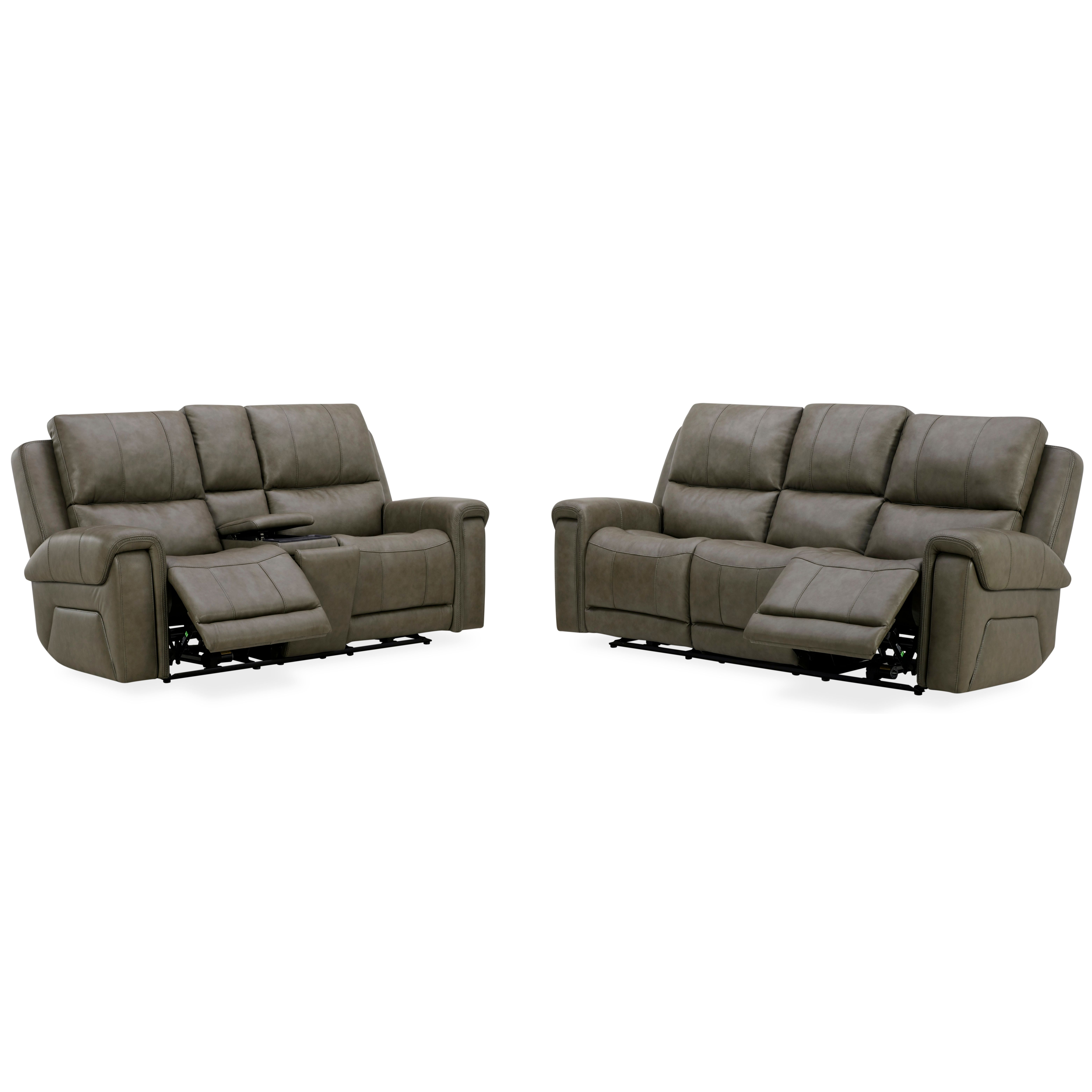 Burton 466 Triple Power Reclining Sofa with Bluetooth Speakers (90