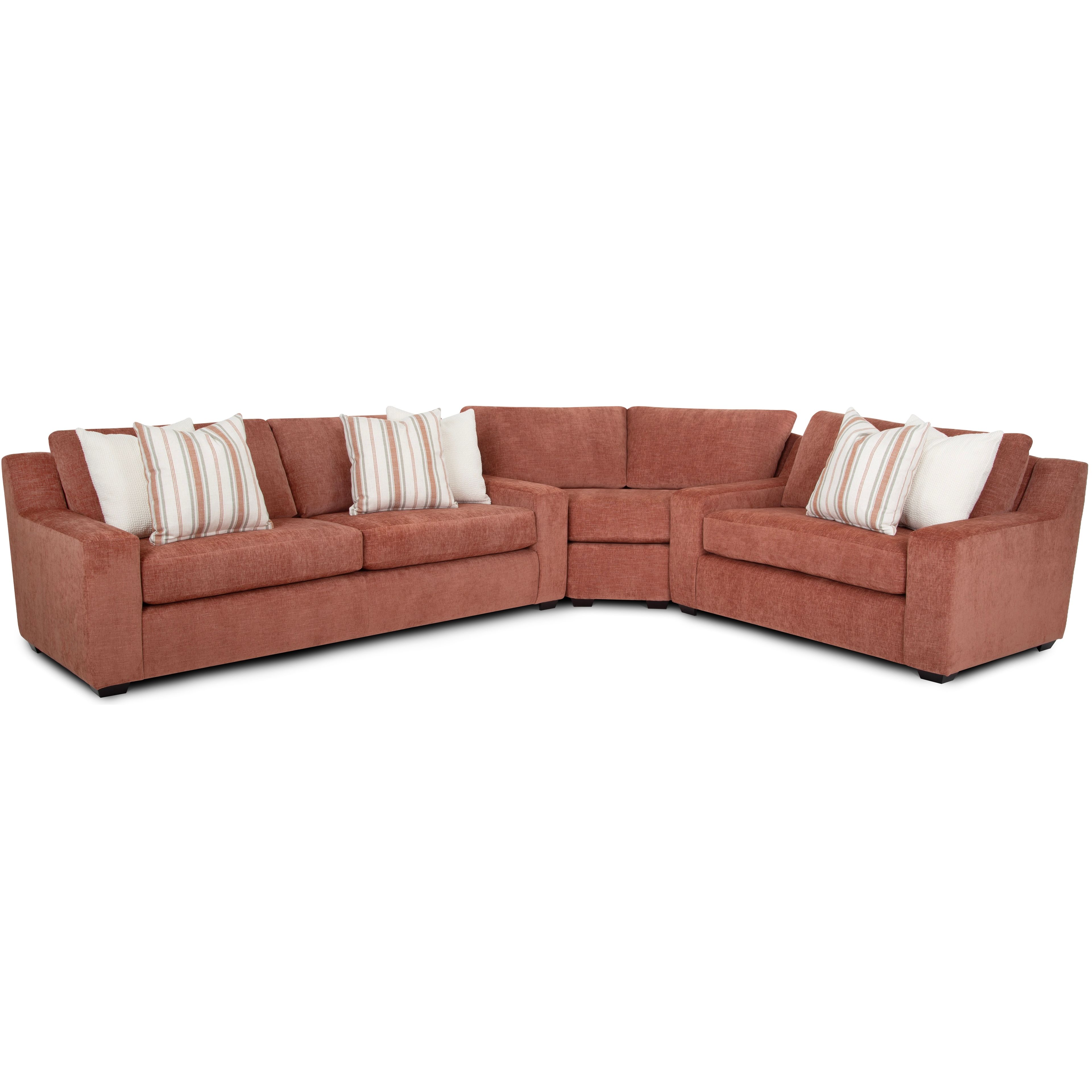 Dahlia 814 Three Piece Sectional (includes pillows) | Sofas and